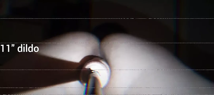 Amber plays with machine