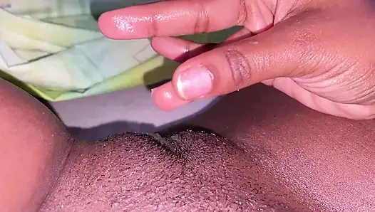 MAID GETS WET WITH HER NEW VIBRATOR