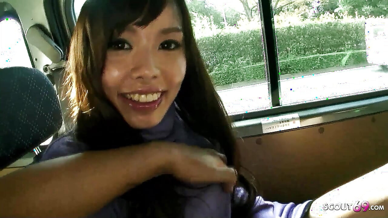 Japan skinny teen gives uncensored final blowjob on first date