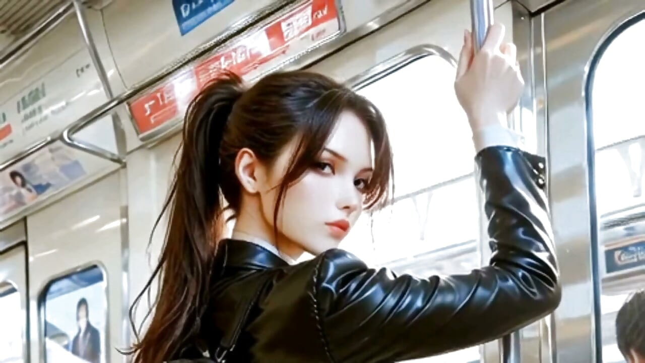 Hentai Asijský Trans Sissy Veřejný anál v Tokijském metru - Gangbang obchodníci