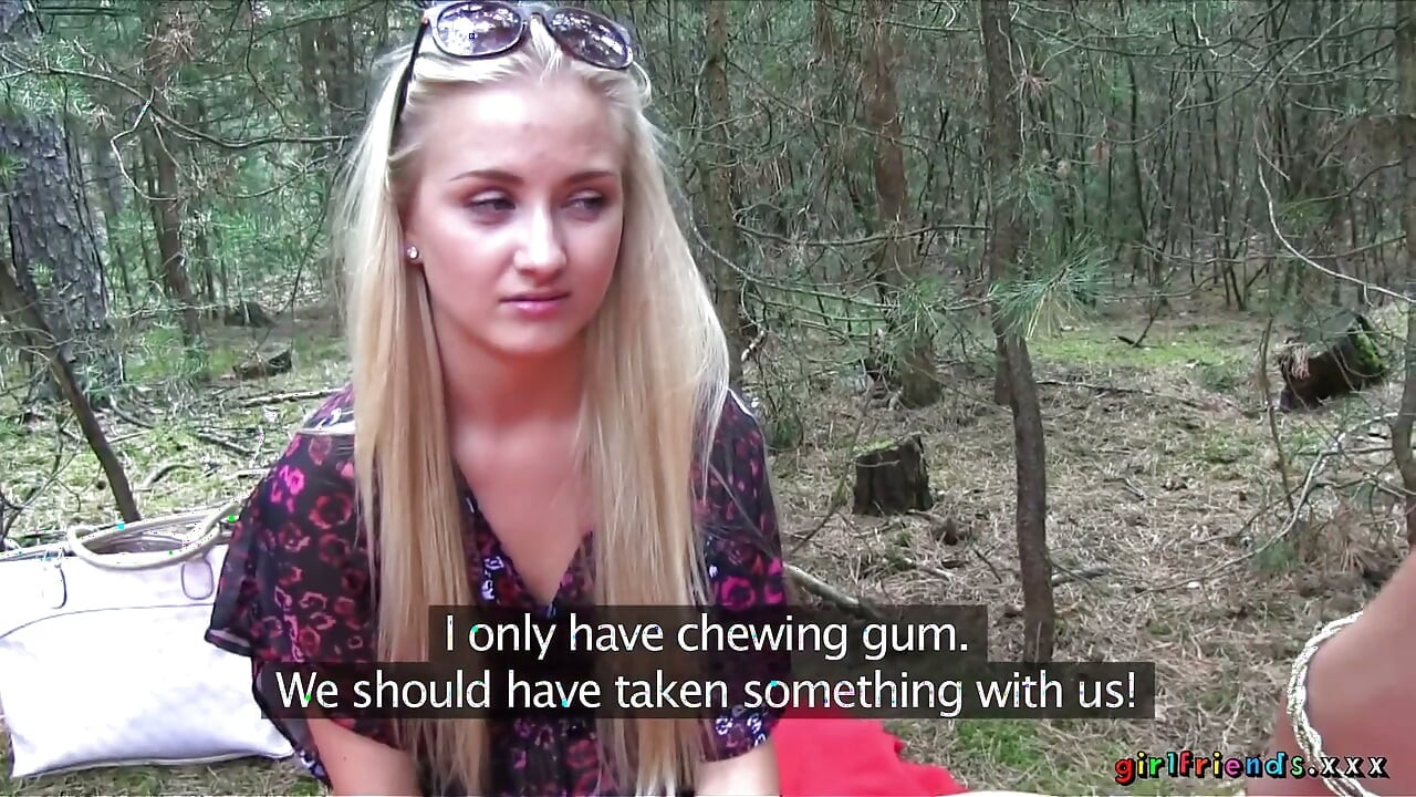 Girlfriends XXX - Petite Keira & Michelle Find a Secluded Spot for a Wild 3some & Pussy Licking in the Forest