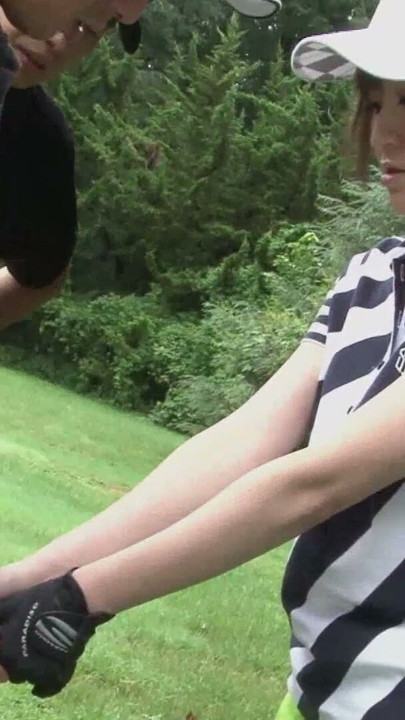 Smart Japanese ladies combine their hobbies - Golf and fucking | Clip 1