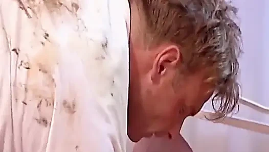 Almanya'dan sürtükler üçlü sekste anal sikiliyor