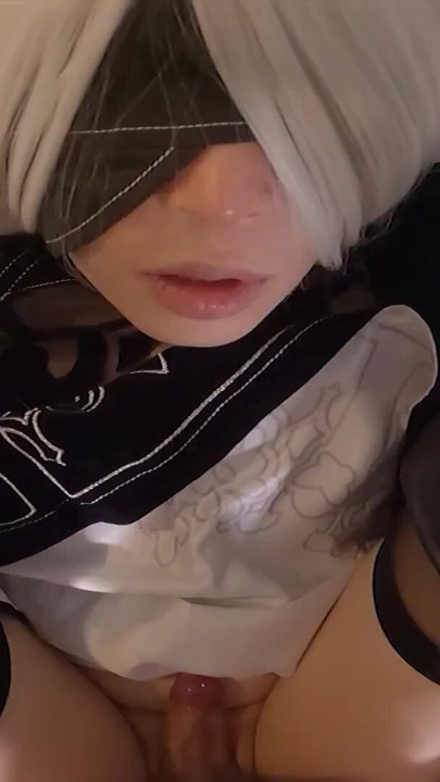 Nier Automata 2b Cosplay, Sex Machine Android Hentai Cosplayer gets fucked Part.6 | Clip 2