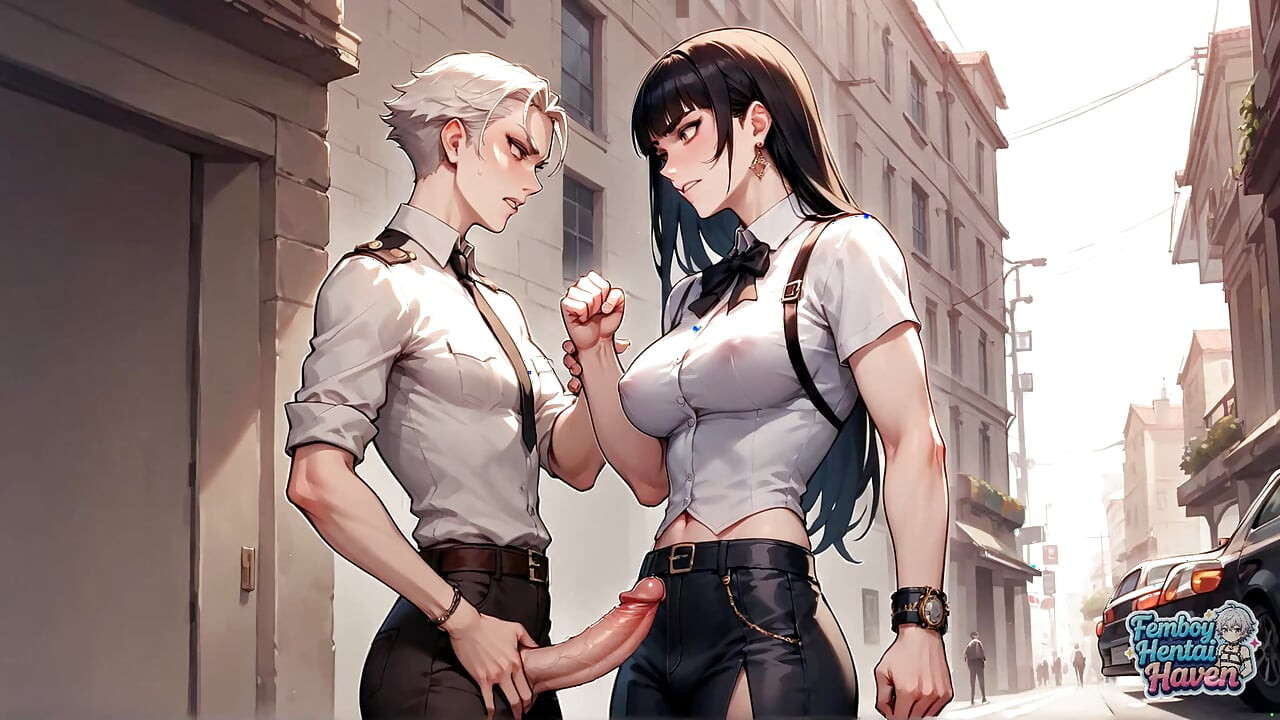 Femboy's City Street Cum Splash Is the Hottest, Most Impressive Femboy XXX!