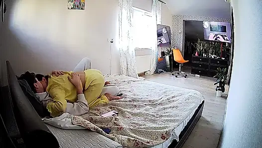 Kamar tidur 5: kamila & danildo lagi asik ciuman, foreplay menggoda - pasangan amatir asli