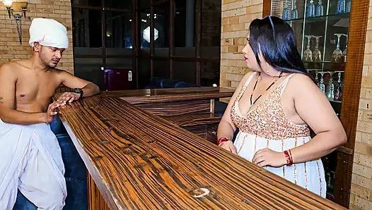 The boy fucked the big boobs Bhabhi