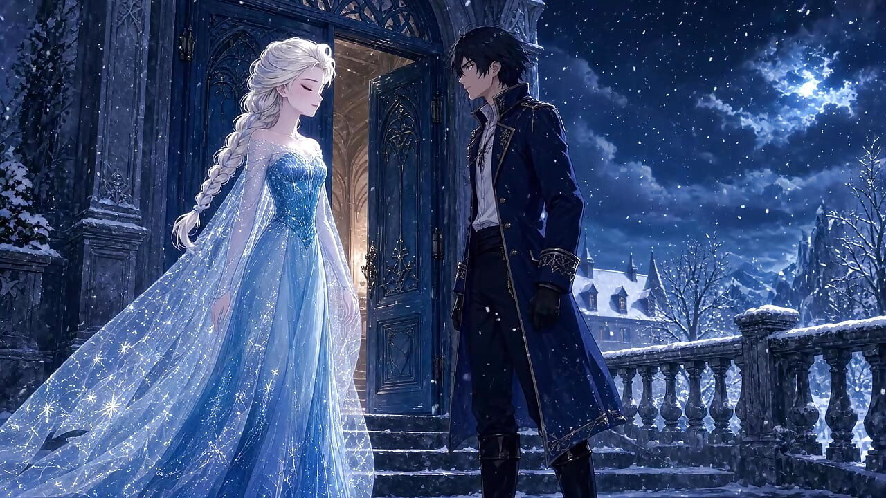 Elsa gets fucked by a merciless outsider prince- story in Spanish- AI PORN