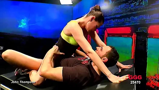 Ggg - Stepmom with Big Tits Sucks off Muscular Stepbrother - Gangbang Adventure Begins