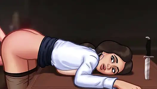 Summertime Saga - All Sex Scene with Katya.