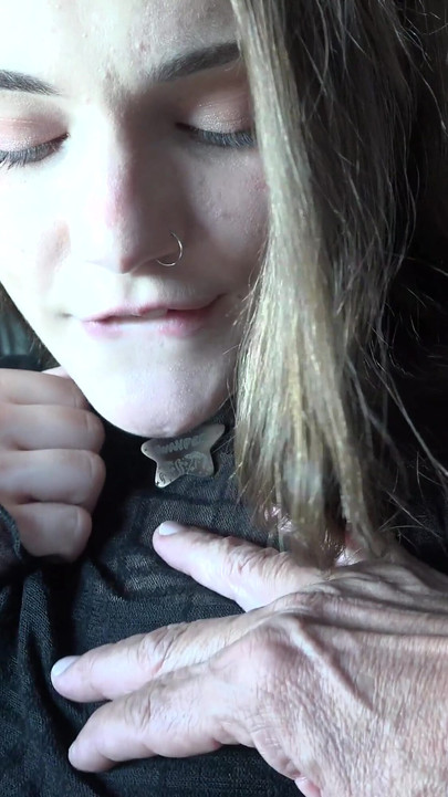 Amateur Model BTS car fun and vacation and massive foreplay in the car warming your cock up for later POV | Clip 1