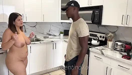 Busty Dani Valentina - Fucks Handyman While Hubby Is Away
