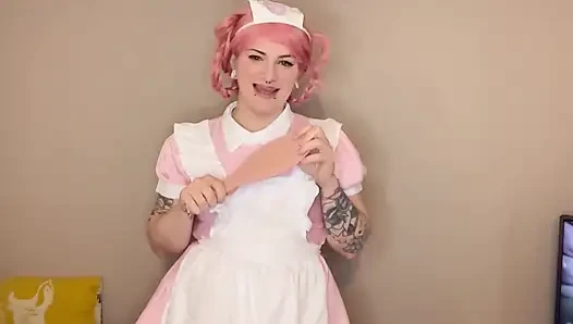 Krankenschwester joy lässt dich dein sperma essen