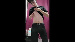 I jerk off in my room and cum a lot.
