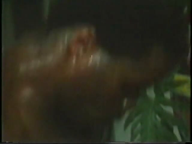 Black guy bends over and gets fucked with massive black cock