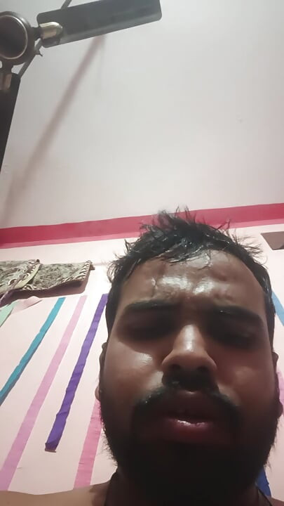 A solo Indian Ismart boy Ismaatdeva was was hard masturbation on sofa