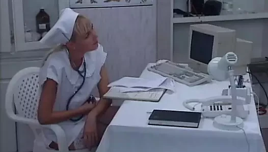 Hospital Visit as It Should Be... Two Nurses Treat Him Well