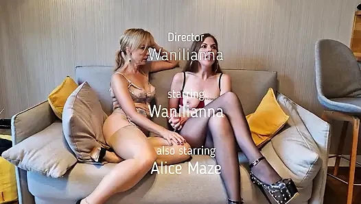 lesbians and their enourmous dildos.