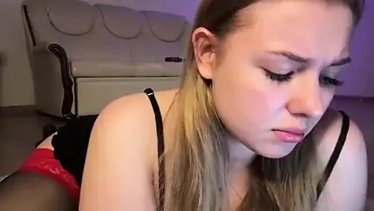 Masturbating in sexy stockings with jucielussie
