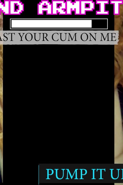 The jerk off to my neck armpits and boobies game jerk it