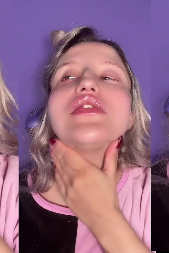 Pumps a Plug Pout Bimbo Transformation for Lip Obsession Clip by Findom Goaldigger