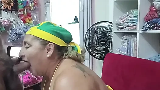Brazilian cock swallower