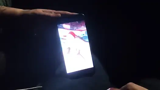 Чуть не застукали! Он в пробке передо мной, я люблю наблюдать. Большой камшот!  Часть 2