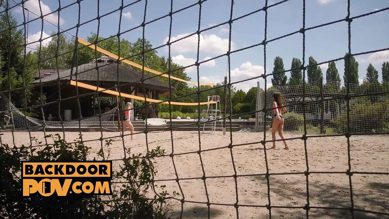 Volleyball Girls Anal Double Team with Jasmine Jayne and Lily Blossom