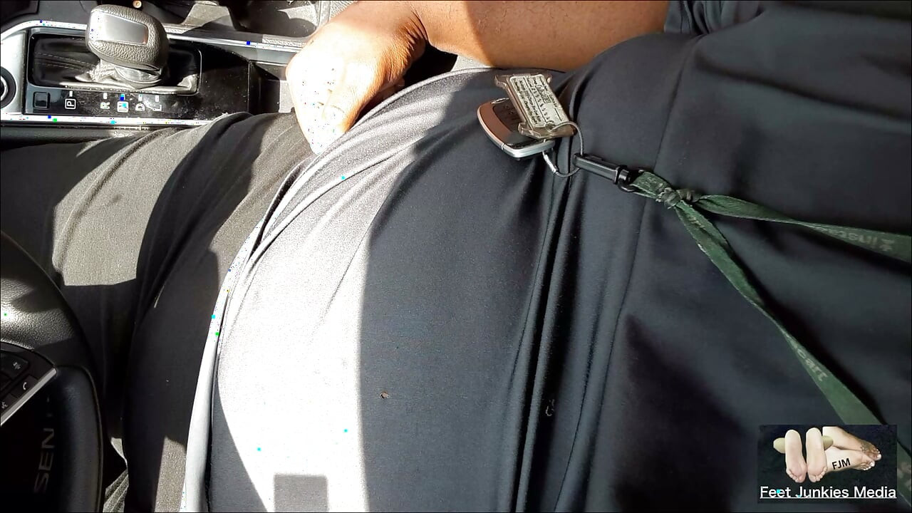 Car Session with Nina's Hood Hot Smelly Size 10 Soles Worship Footjob