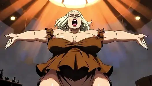 Ai-cartoon-bBW tanzende frauen-clips