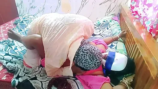 Husband Ties His Wife's Hand and Let Her Fucked by Her Father in Law for His Lost Wish