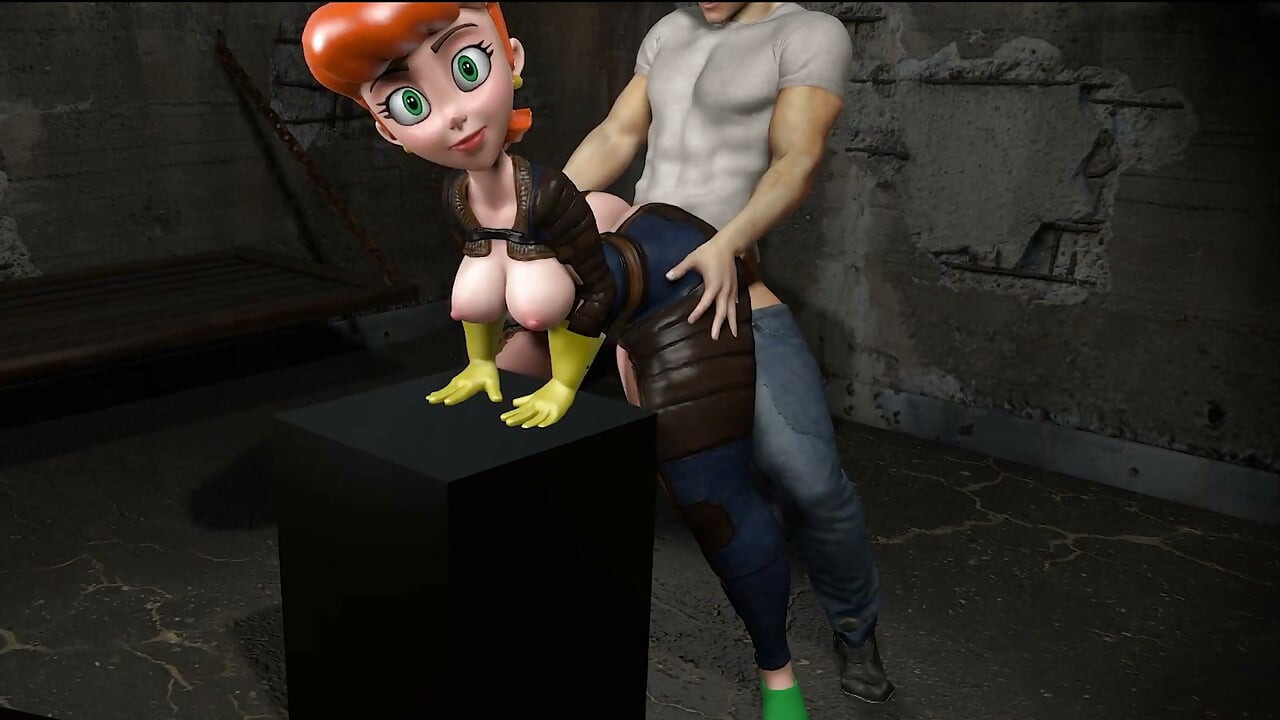 Dexter's Stepmom Bend Over Pounded Standing up Fallout and Dexter's Lab Parody