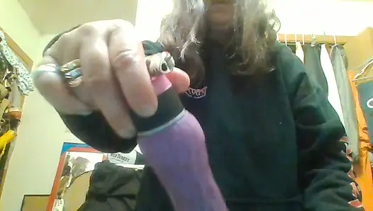 caught almost with vibe fingering