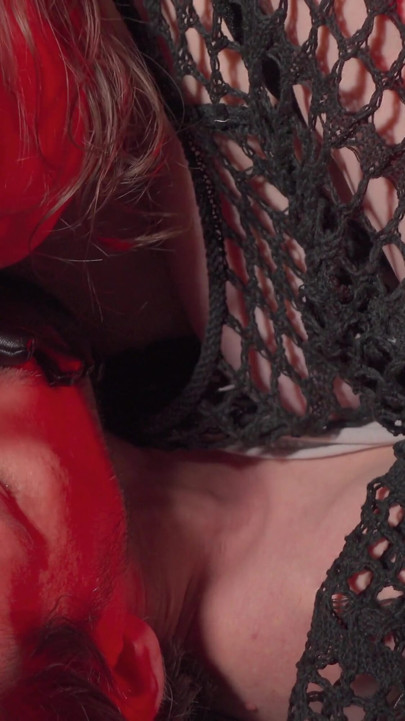 Gothic BBW MILF Hand Over Mouth Domination & FemDom HandJob - Big Ass Facesitting, Clothes Ripped & Rough Pussy Destruction | Clip 1