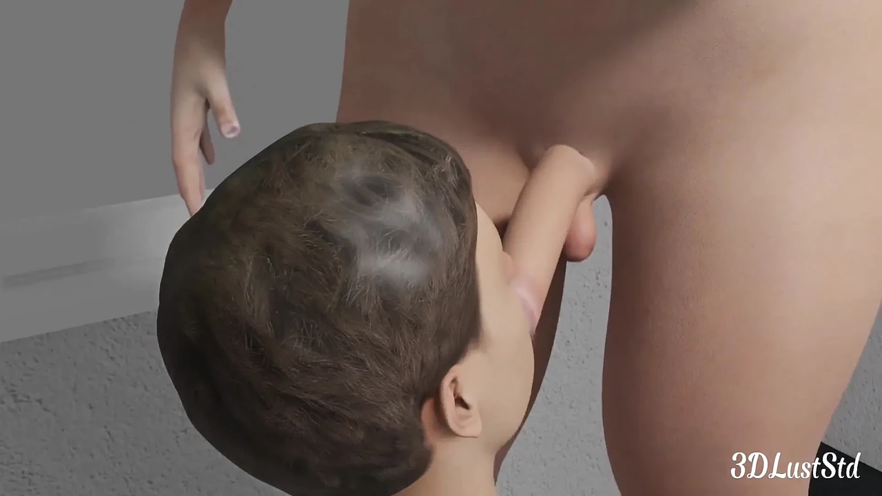 Trans MILF BBW Blow Her Stepson and Cum Inside His Mouth