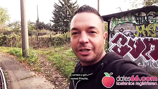 Hot & riskan di depan umum: tante nakal rambut cokelat dientot habis-habisan