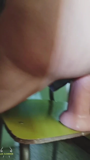 Thrilling moment from "I see my sister-in-law masturbating with a very thick dildo, having several orgasms and with a"