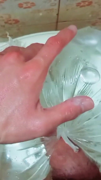 Thrilling moment from "Hot Male Masturbation with Toy in Shower - 17 Mins of Pleasure with Cumshot Ending"