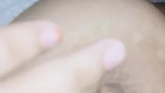 single girl masterbating on sofa