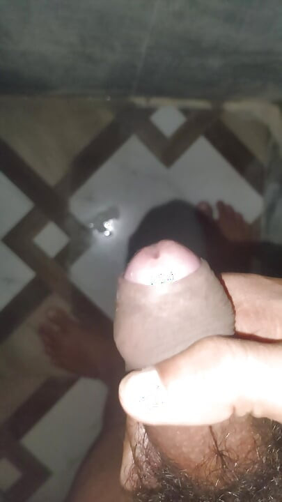 Indian Young man masturbation in bathroom cumshot