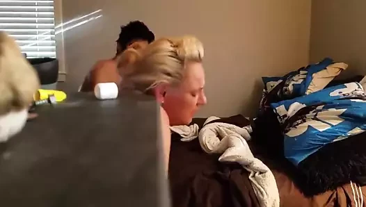 Touching step mom