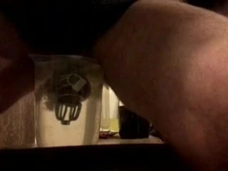 cock and balls in ice water 5mins