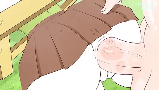 Alex bilerek tel örgüye sıkıştı ve Steve onu sikti! Hentai (porno anime seks )4k 2026