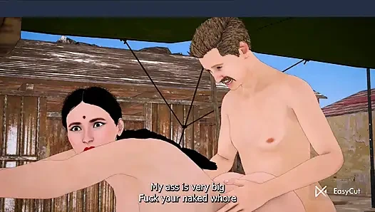 Tante seksi india dengan pantat bahenol dientot habis-habisan sama cowok berondong dan ngentot sama 2driver di kamar hotel