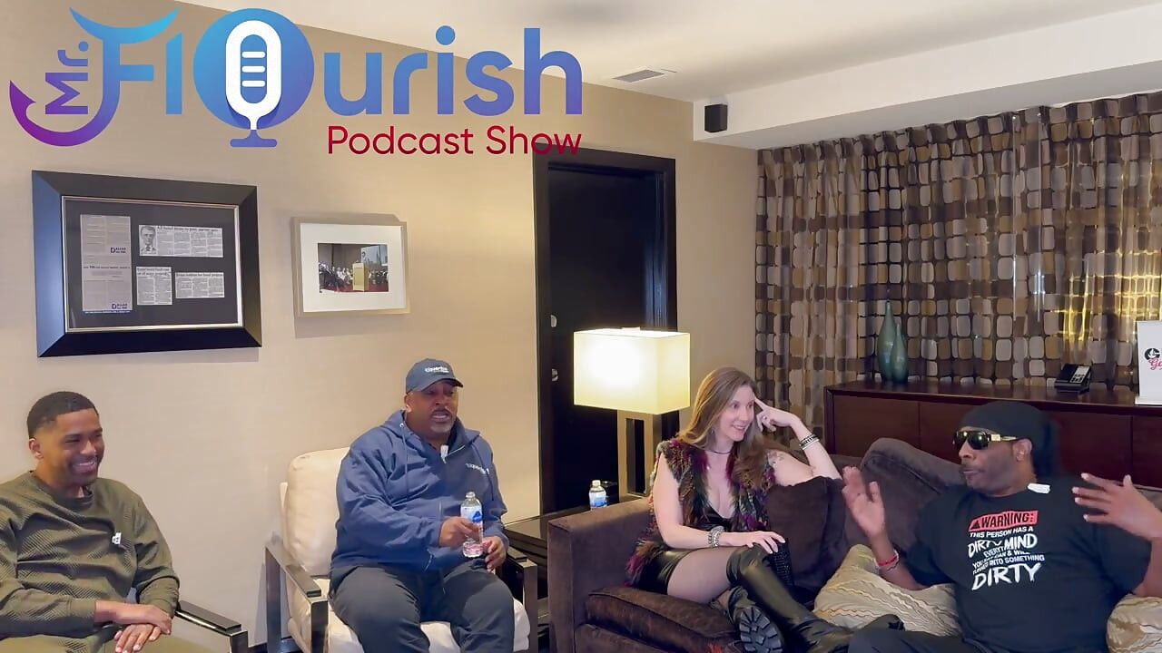 Mrflourish Podcast en kvällsaffär i Dallas med Mrmajic, Shante Spice och Darren Blaze
