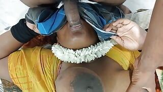 Tamil moglie scopa profondamente per il cazzo di suo marito
