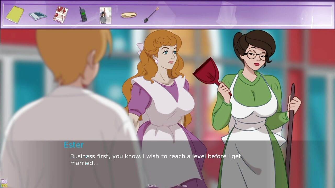 Het geheim van het huis # 24: Een milf met grote borsten helpen - door Eroticgamesnc (repost)