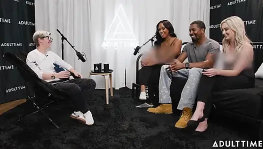 Pornstars Podcast After 3-way! | Lexi Lore, Isiah Maxwell, & August Skye | the Adult Time Podcast
