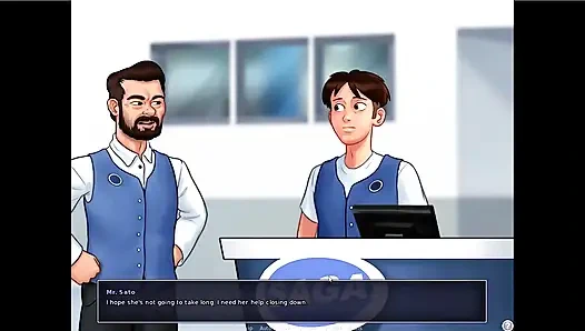 Yaz mevsimi efsanesi - Josephine Johannes'e tezgahın arkasında sakso çekti ... Johannes Tina'ya siktiriyor