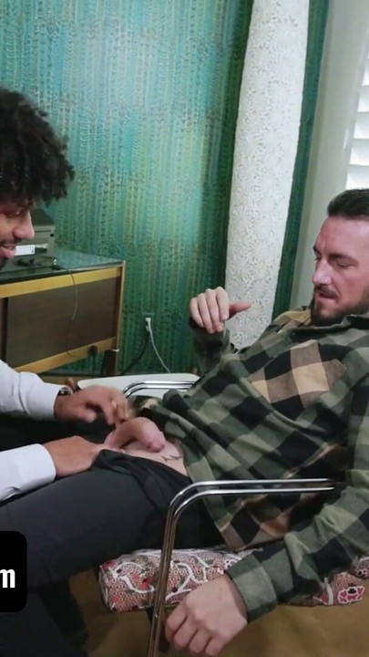 Hunk Patient Derek Allen Drills The Doctor's Tight Black Hole To Release The Pressure - Therapy Dick | Clip 2